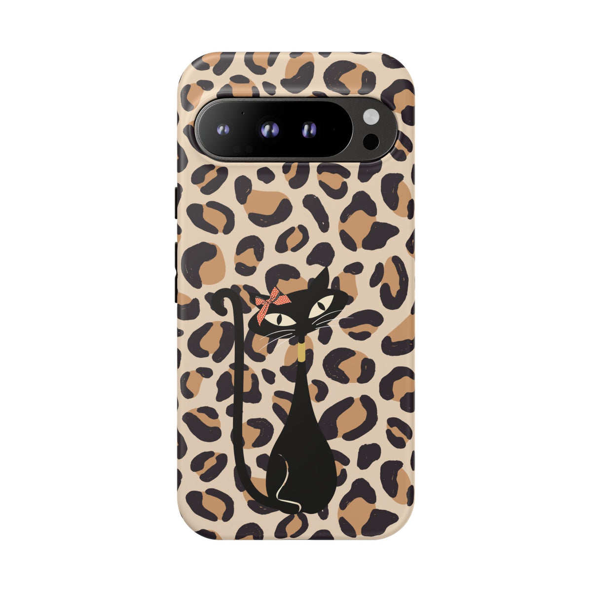 Mid Century Modern 50s Leopard Print, Atomic Cat, Mid Mod Tough Cases