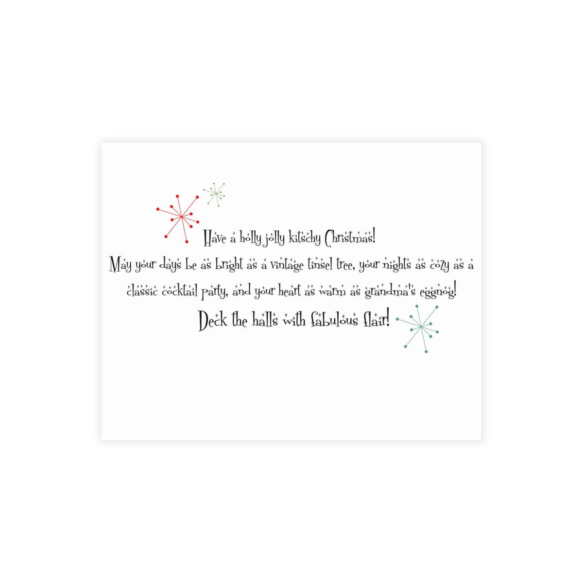 Holiday Blue Toile, Kitschy 50s Holiday Greeting Postcard Bundles - Mid Century Modern Gal