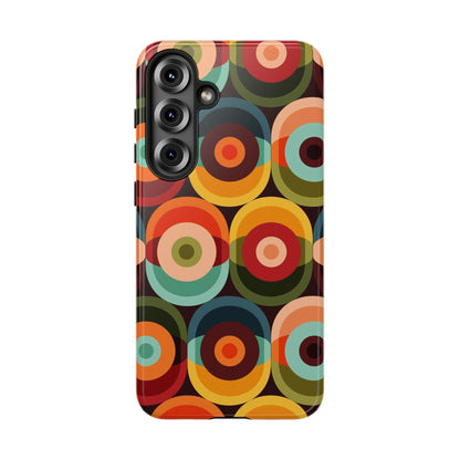 Retro Groovy Space Orb, Funky Fun Tough Phone Case