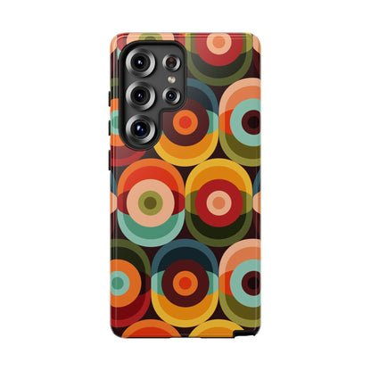 Retro Groovy Space Orb, Funky Fun Tough Phone Case