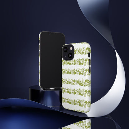 Pyrex Crazy Daisy Spring BlossonFloral Phone Case: Tough Cases with Elegant Green Floral Design, Durable Phone Cover