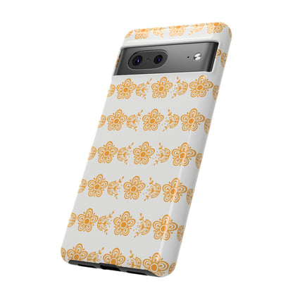 Pyrex Golden Butterfly Floral Phone Case, Tough Cases for Stylish Protection, Gift for Her, Durable, Trendy Floral Design, Cell Phone Cover