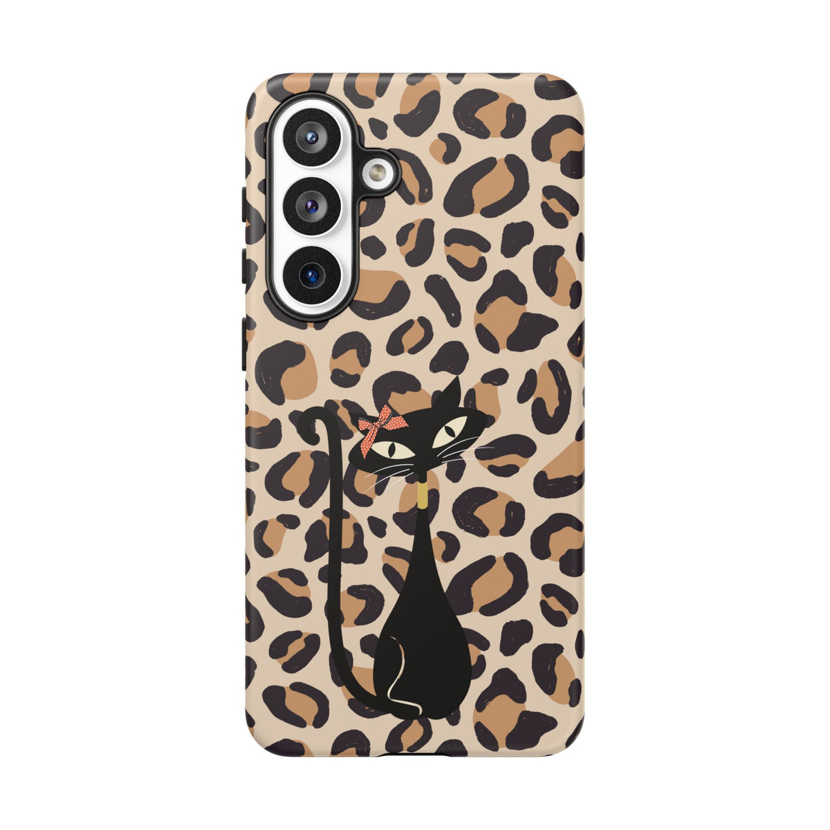 Mid Century Modern 50s Leopard Print, Atomic Cat, Mid Mod Tough Cases