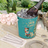 Mid Century Modern 50s Kitschy Christmas, Mica Snow, Holiday Kitsch Ice Bucket with Tongs By MCM GAL - Mid Century Modern Gal
