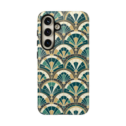 Art Deco Peacock Inspired Tough Phone Case
