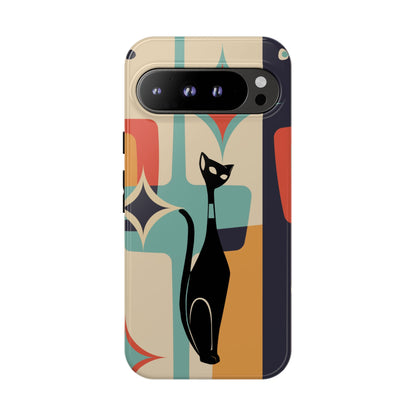 Atomic Cat, Sexton Cat, Mid Mod, Retro Geometric, Starburst Tough Phone Cases