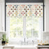 Modern Scandinavian Flower Designed Window Valance - Mid Century Modern Gal