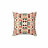 Scandinavian Folk Art Modern Danish Design, Mid Century Modern Pillow And Insert Home Decor 14" × 14"