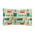 Atomic 50s Geometric Starburst Retro MCM Microfiber Pillow Sham - Mid Century Modern Gal
