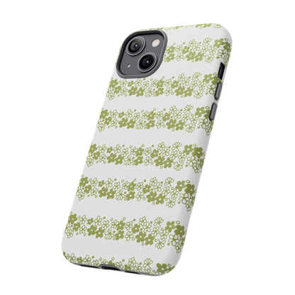 Pyrex Crazy Daisy Spring BlossonFloral Phone Case: Tough Cases with Elegant Green Floral Design, Durable Phone Cover