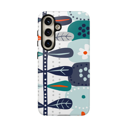 Scandinavian Modern Floral Nordic Hygge Tough Phone Case