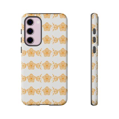 Pyrex Golden Butterfly Floral Phone Case, Tough Cases for Stylish Protection, Gift for Her, Durable, Trendy Floral Design, Cell Phone Cover