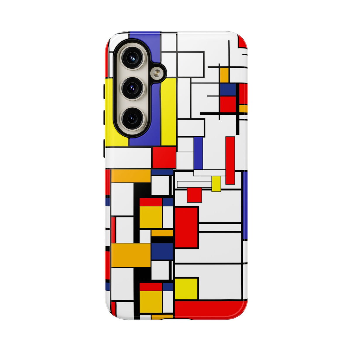 Retro Mod Mondrian, Mid Century Modern Style Tough Phone Case