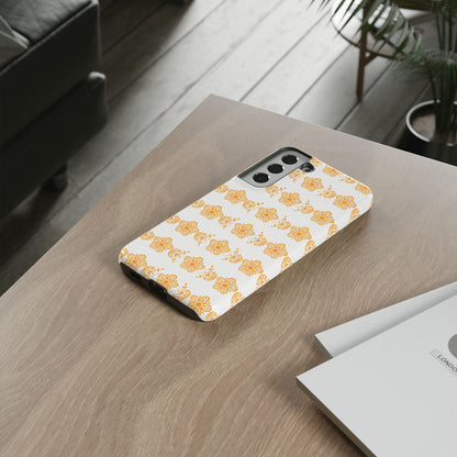 Pyrex Golden Butterfly Floral Phone Case, Tough Cases for Stylish Protection, Gift for Her, Durable, Trendy Floral Design, Cell Phone Cover