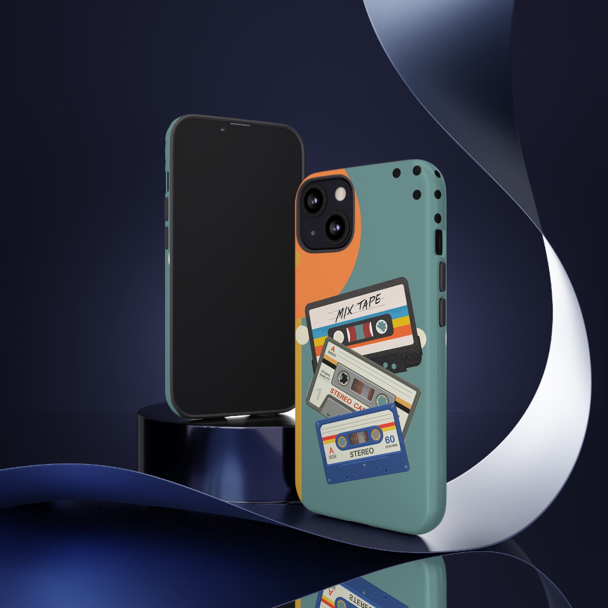 Gen X, Retro Cassettes Mid Mod Smart Phone Tough Cases