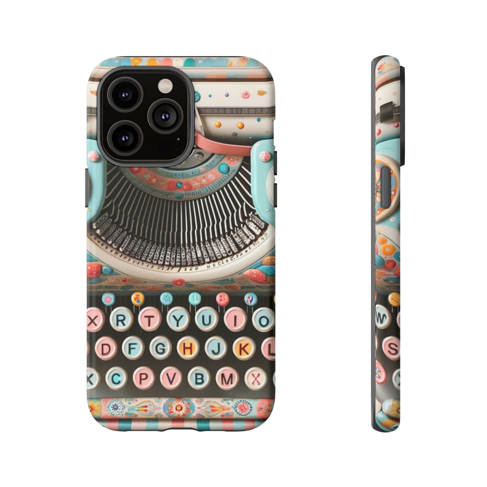 Retro Typewriter Mid Mod Kitschy  Quirky Fun Smart Phone, Tough Cases