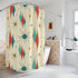 Atomic Franciscan Starburst Retro Shower Curtain - Mid-Century Modern Design for Stylish Bathrooms - Mid Century Modern Gal