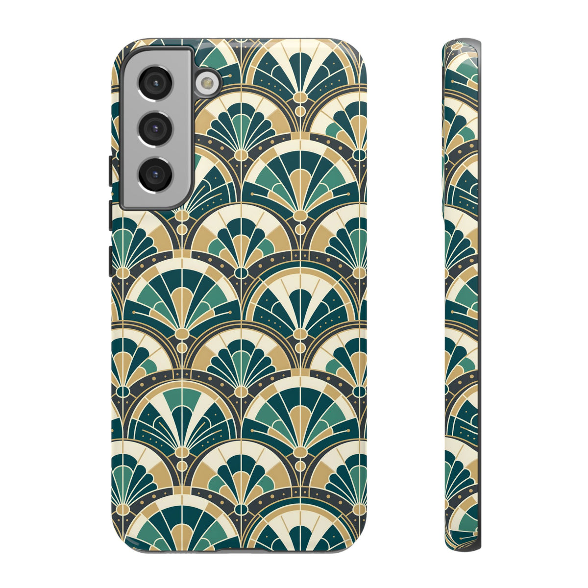Art Deco Peacock Inspired Tough Phone Case