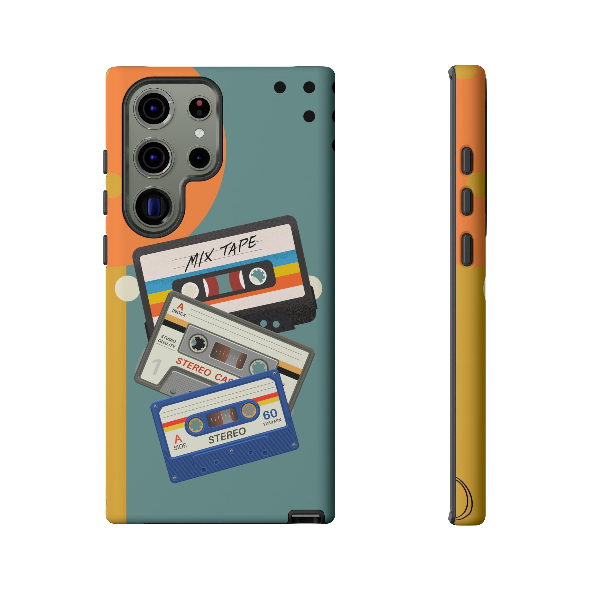 Gen X, Retro Cassettes Mid Mod Smart Phone Tough Cases