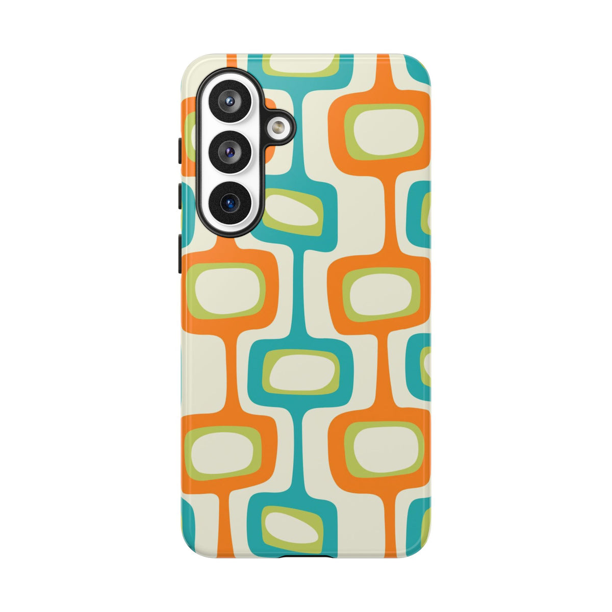 Mid Century Modern Groovy Googie Design, Colorful Smart Phone Tough Cases