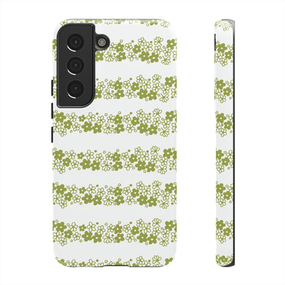 Pyrex Crazy Daisy Spring BlossonFloral Phone Case: Tough Cases with Elegant Green Floral Design, Durable Phone Cover