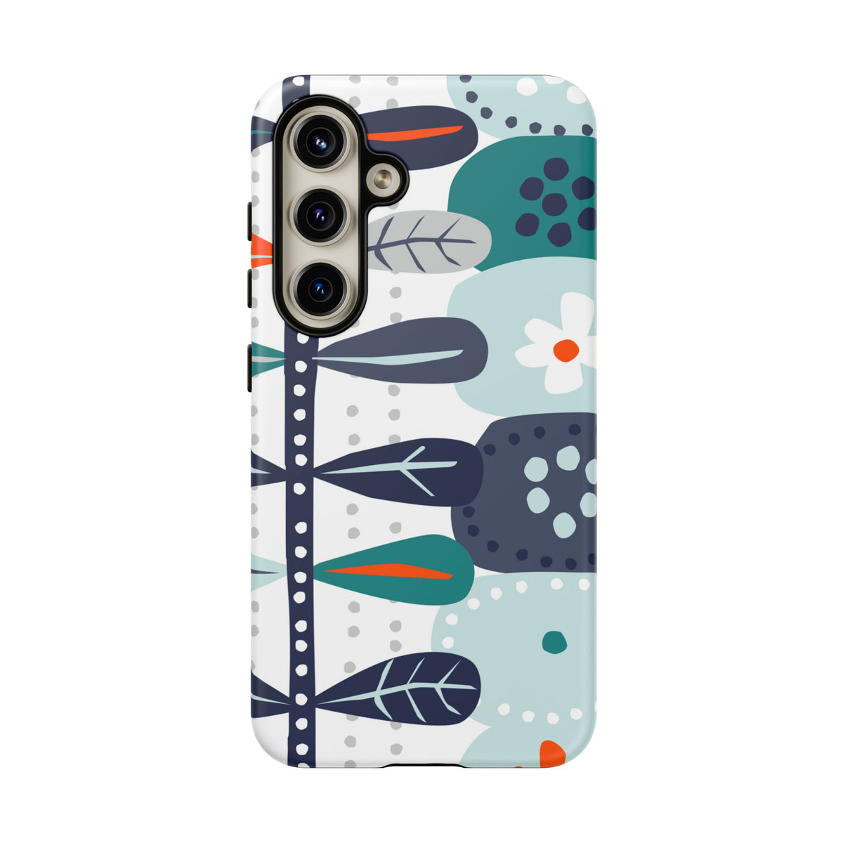Scandinavian Modern Floral Nordic Hygge Tough Phone Case