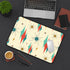 Franciscan Starburst Mid Century Modern Retro-Inspired Desk Mat with Geometric Print - Stylish Workspace Decor - Mid Century Modern Gal