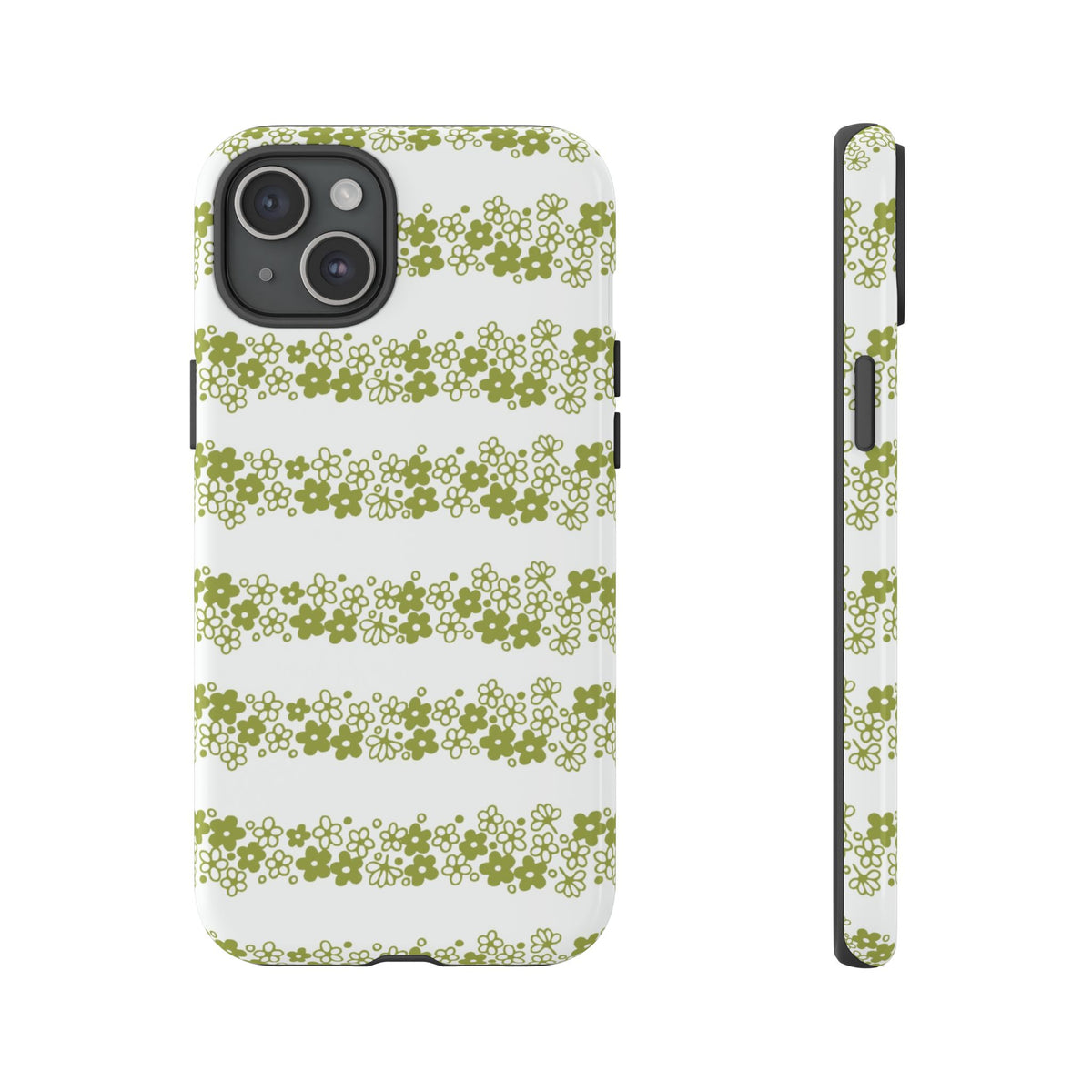 Pyrex Crazy Daisy Spring BlossonFloral Phone Case: Tough Cases with Elegant Green Floral Design, Durable Phone Cover