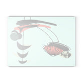 Atomic Mid Century Modern Fish Art, Modern Abstract Glass Cutting Board - Stylish Kitchen Decor - Mid Century Modern Gal