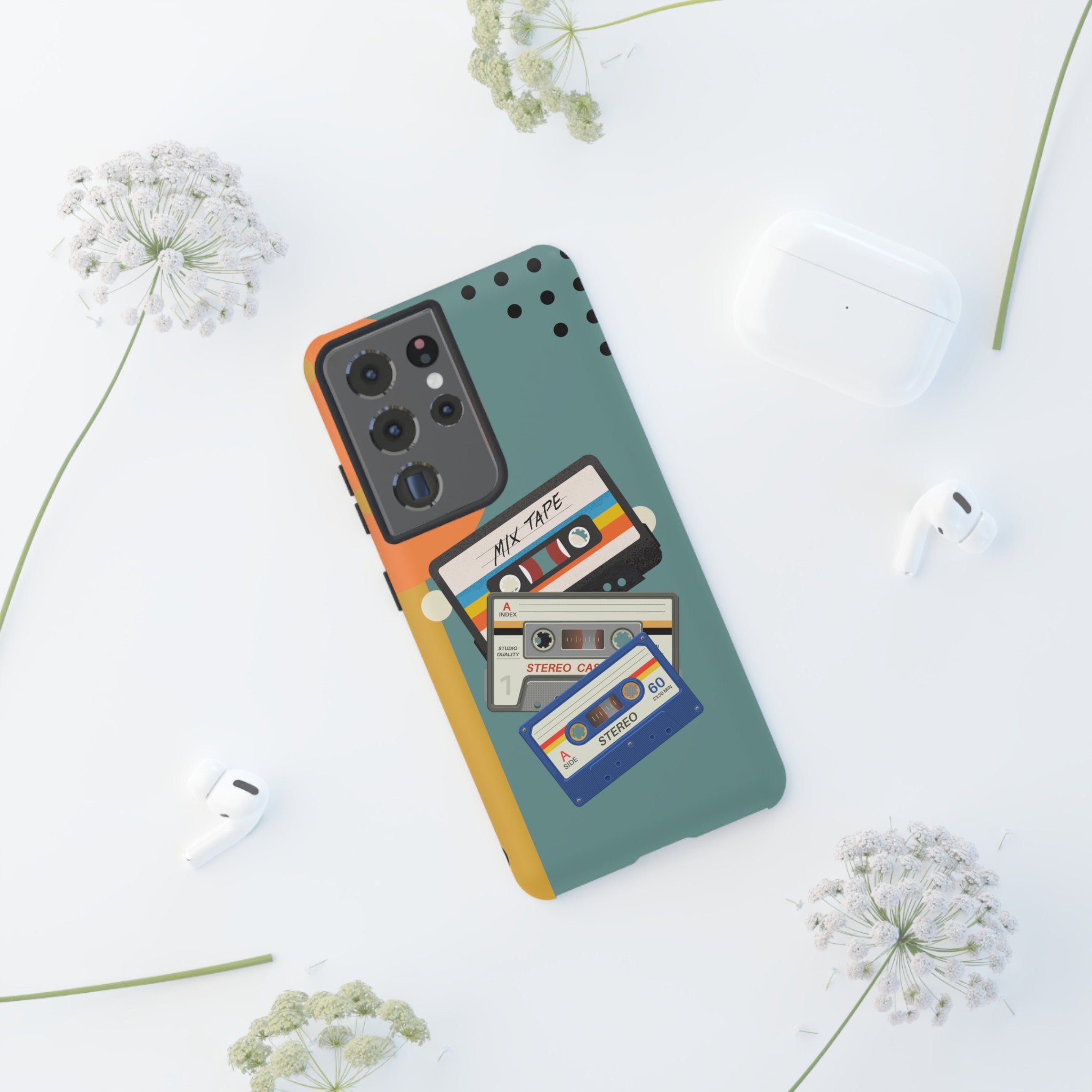 Gen X, Retro Cassettes Mid Mod Smart Phone Tough Cases