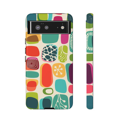 Mid Century Modern Amoeba Designed Tough Phone Case