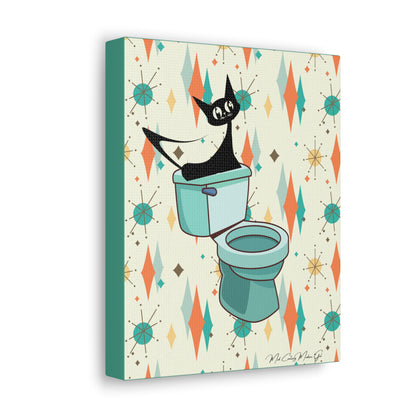 Retro Bathroom, Atomic Cat, Franciscan Starburst 50&