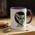 Bride of Frankenstein Retro Mid Mod Horror Buff Accent Coffee Mug - Mid Century Modern Gal