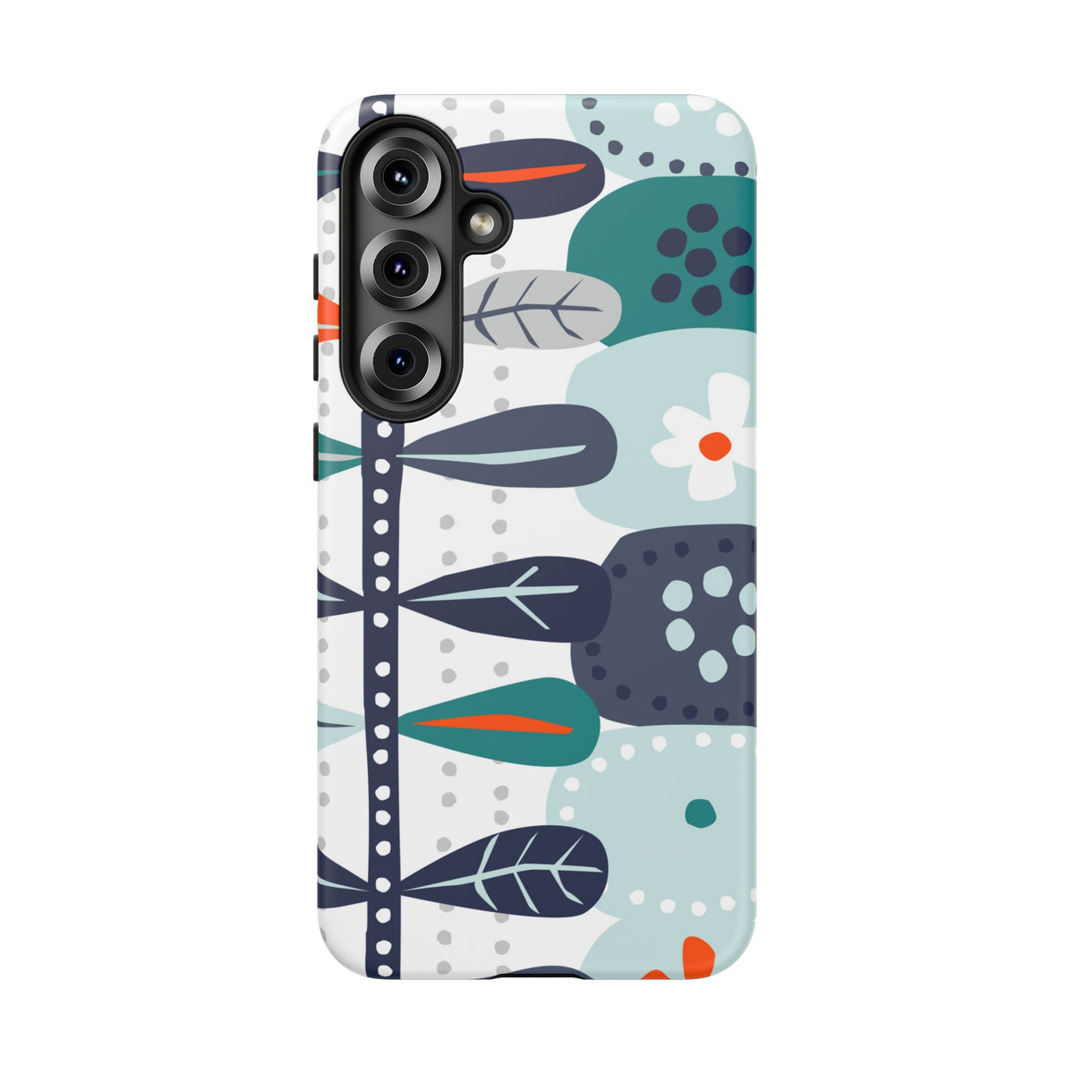 Scandinavian Modern Floral Nordic Hygge Tough Phone Case