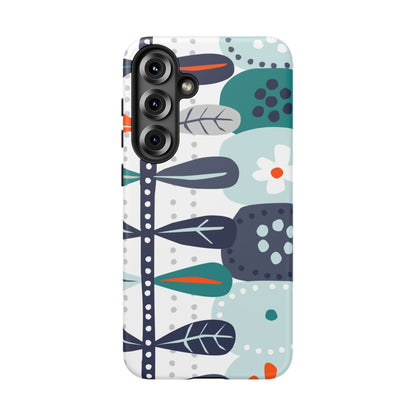 Scandinavian Modern Floral Nordic Hygge Tough Phone Case