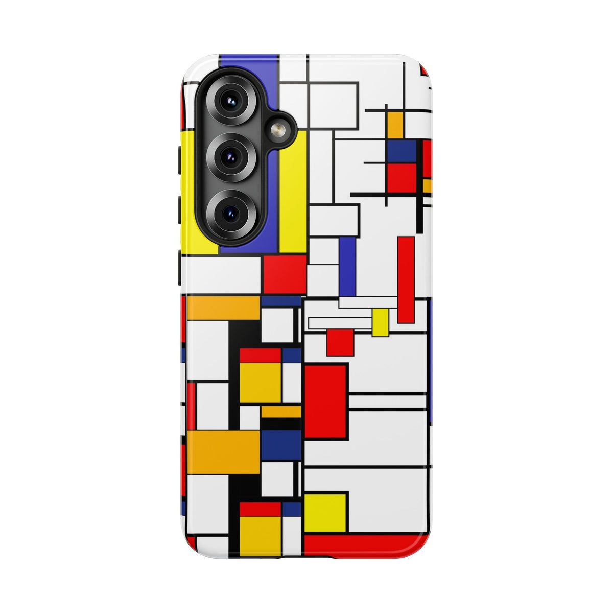 Retro Mod Mondrian, Mid Century Modern Style Tough Phone Case