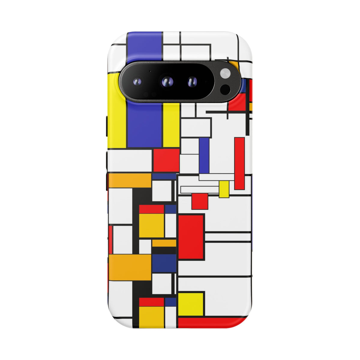 Retro Mod Mondrian, Mid Century Modern Style Tough Phone Case