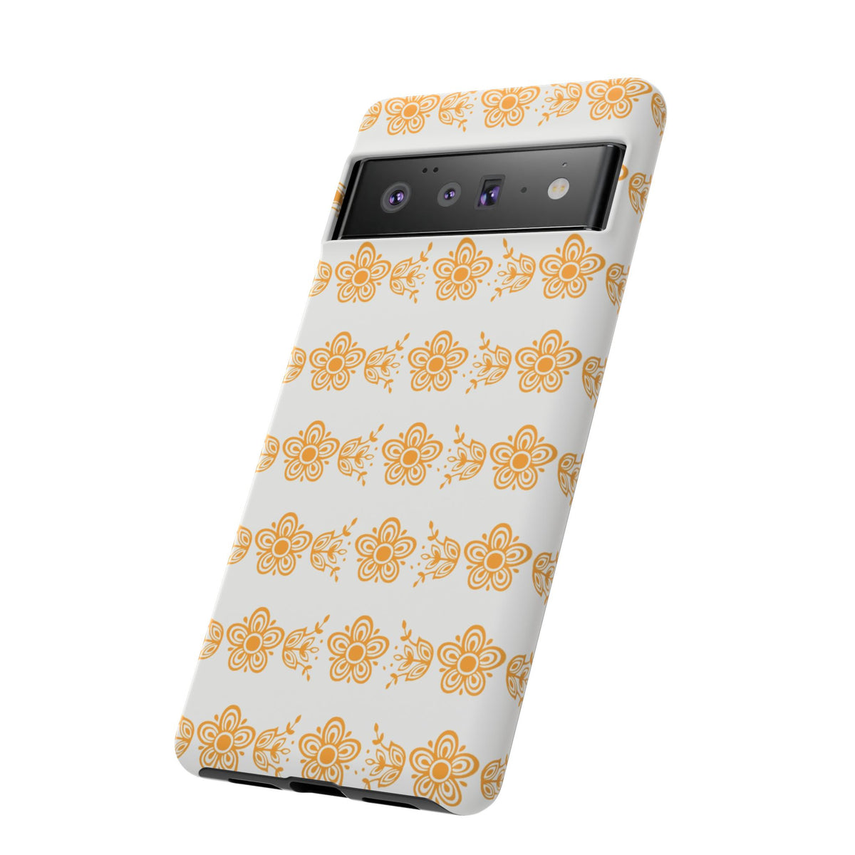 Pyrex Golden Butterfly Floral Phone Case, Tough Cases for Stylish Protection, Gift for Her, Durable, Trendy Floral Design, Cell Phone Cover