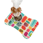 Mid Century Modern Amoeba Design, MCM Cat, Dog Feeding Mat - Mid Century Modern Gal