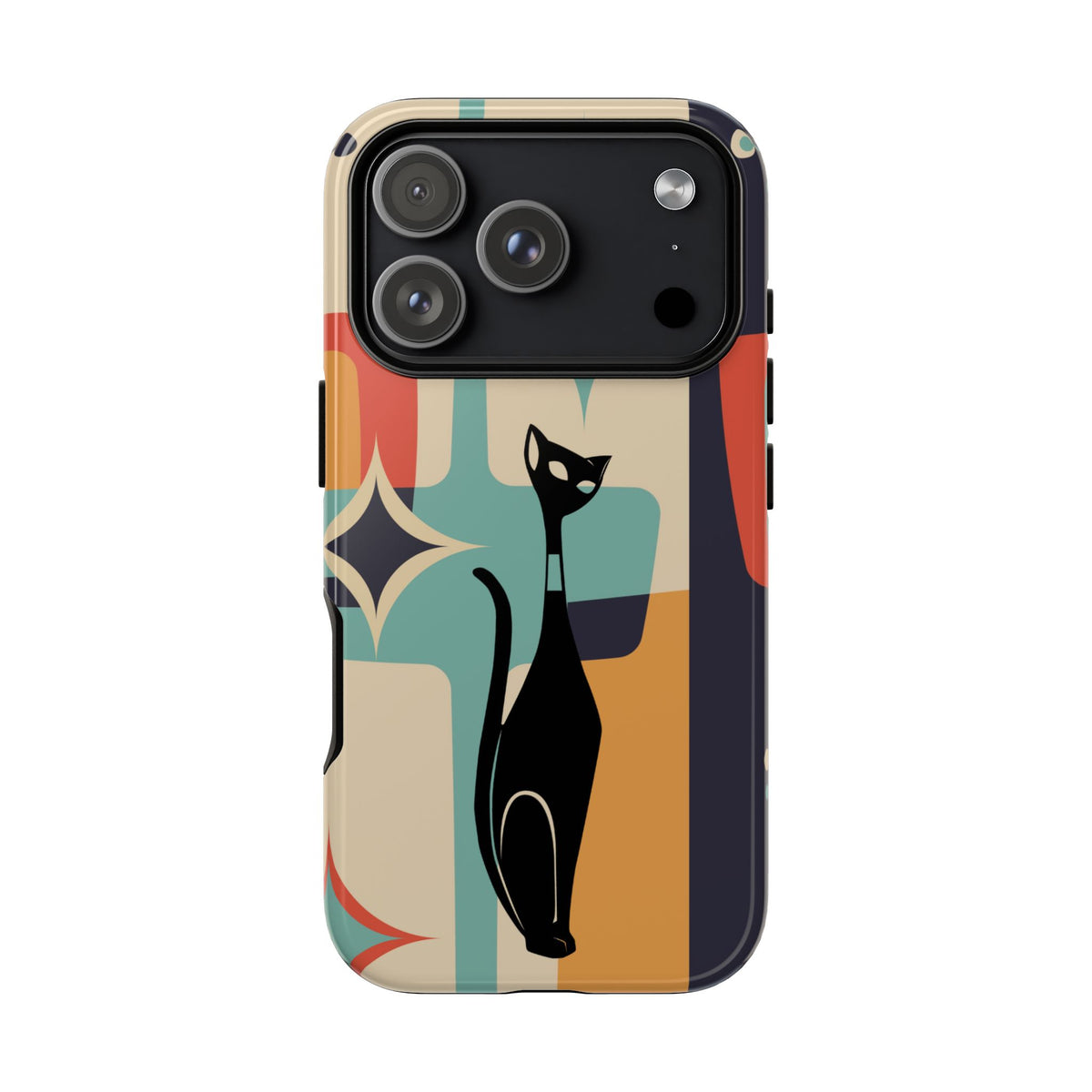 Atomic Cat, Sexton Cat, Mid Mod, Retro Geometric, Starburst Tough Phone Cases