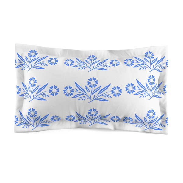 Pyrex Cornflower Pyrex Lover Collector Floral Pillow Sham
