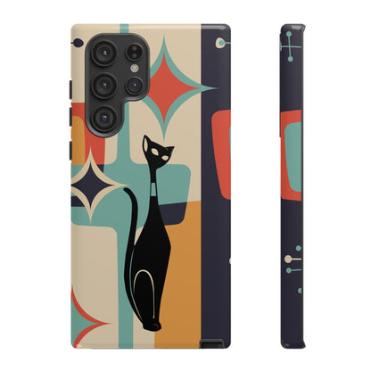 Atomic Cat, Sexton Cat, Mid Mod, Retro Geometric, Starburst Tough Phone Cases