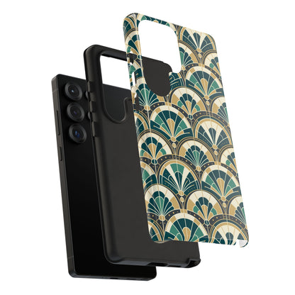 Art Deco Peacock Inspired Tough Phone Case