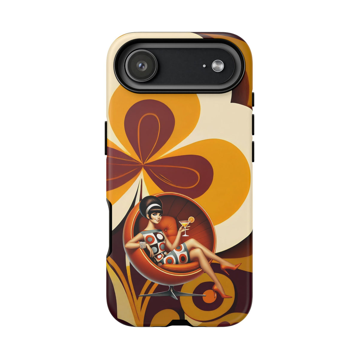 Groovy Mod 60s Retro Flower Power Phone Cases