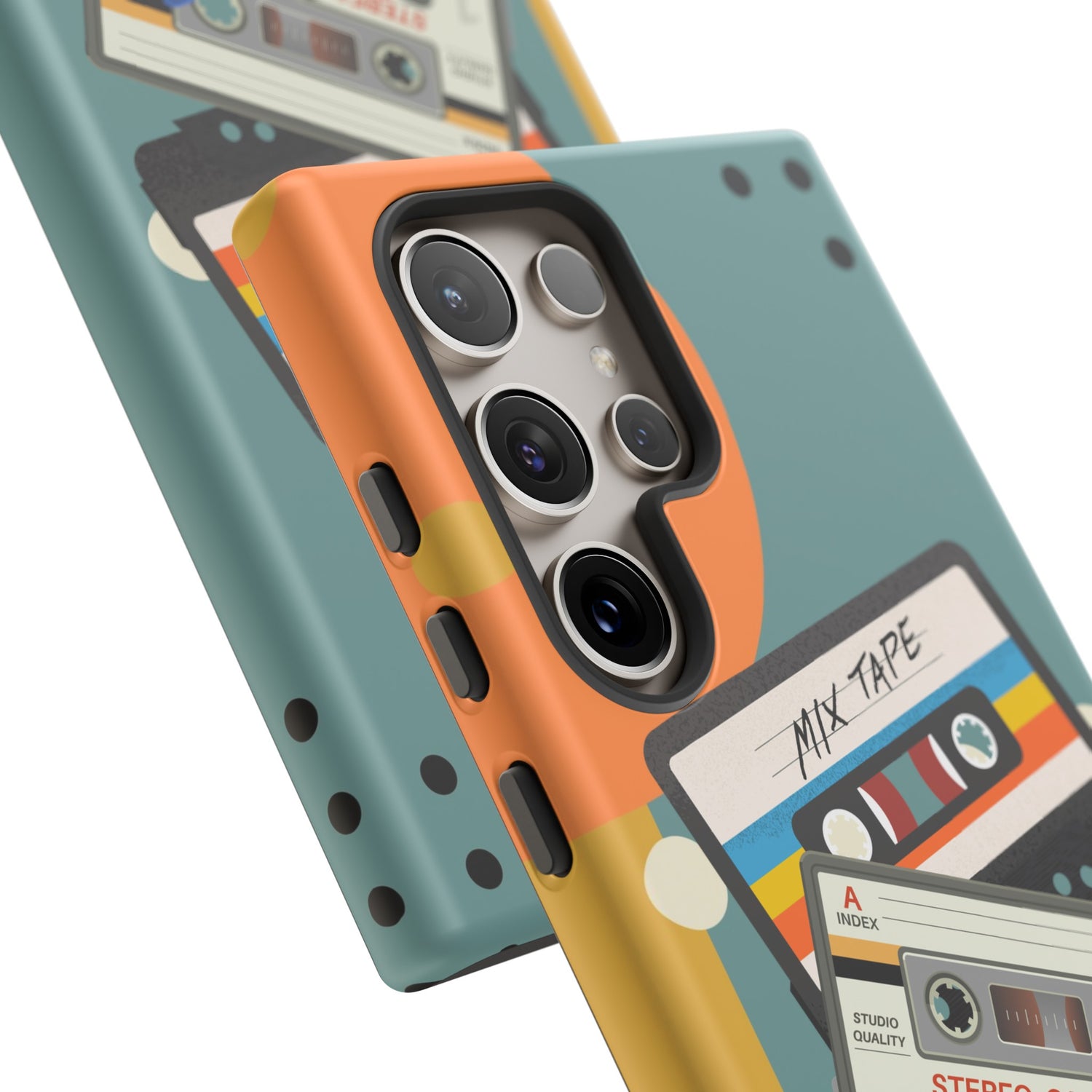 Gen X, Retro Cassettes Mid Mod Smart Phone Tough Cases