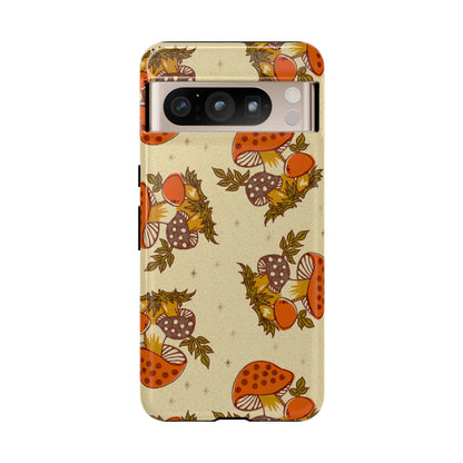 70s Merry Mushroom Groovy Retro Smart Phone Tough Phone Cases