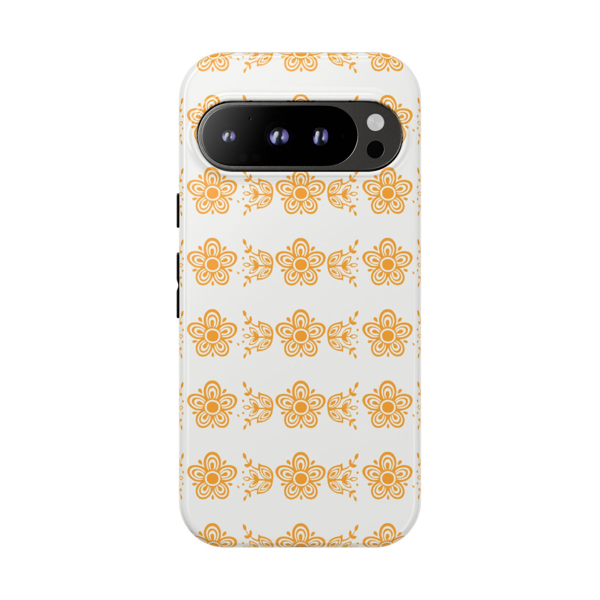 Pyrex Golden Butterfly Floral Phone Case, Tough Cases for Stylish Protection, Gift for Her, Durable, Trendy Floral Design, Cell Phone Cover