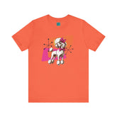 50s Poodle Kitschy Playful Kitschy Mod- Fun Unisex Jersey Short Sleeve T-Shirt - Mid Century Modern Gal