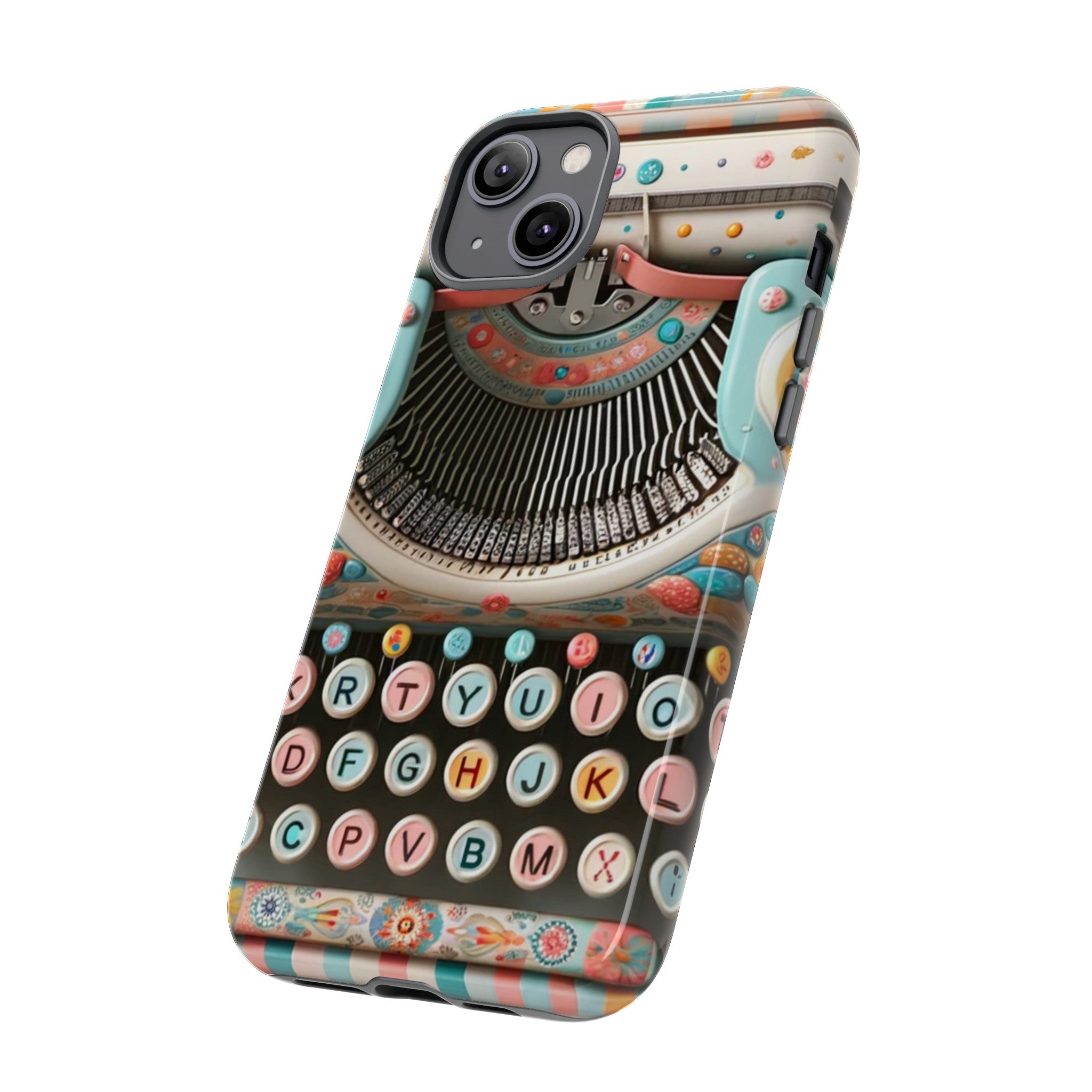 Retro Typewriter Mid Mod Kitschy  Quirky Fun Smart Phone, Tough Cases