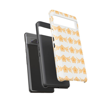 Pyrex Golden Butterfly Floral Phone Case, Tough Cases for Stylish Protection, Gift for Her, Durable, Trendy Floral Design, Cell Phone Cover